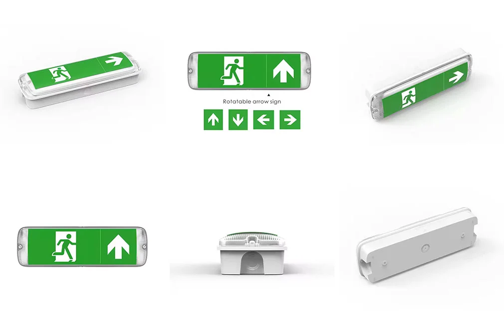 Industrial Self Contained Led Emergency Bulkhead